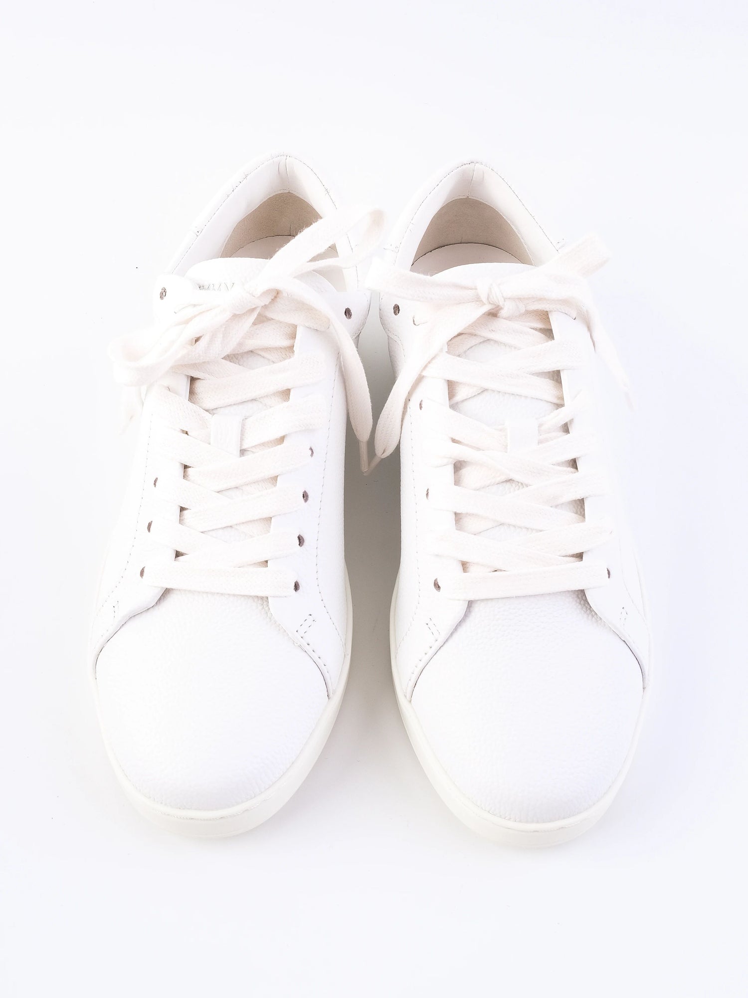 NEW Jimmy Choo White Leather Sneakers Size 38.5 Women