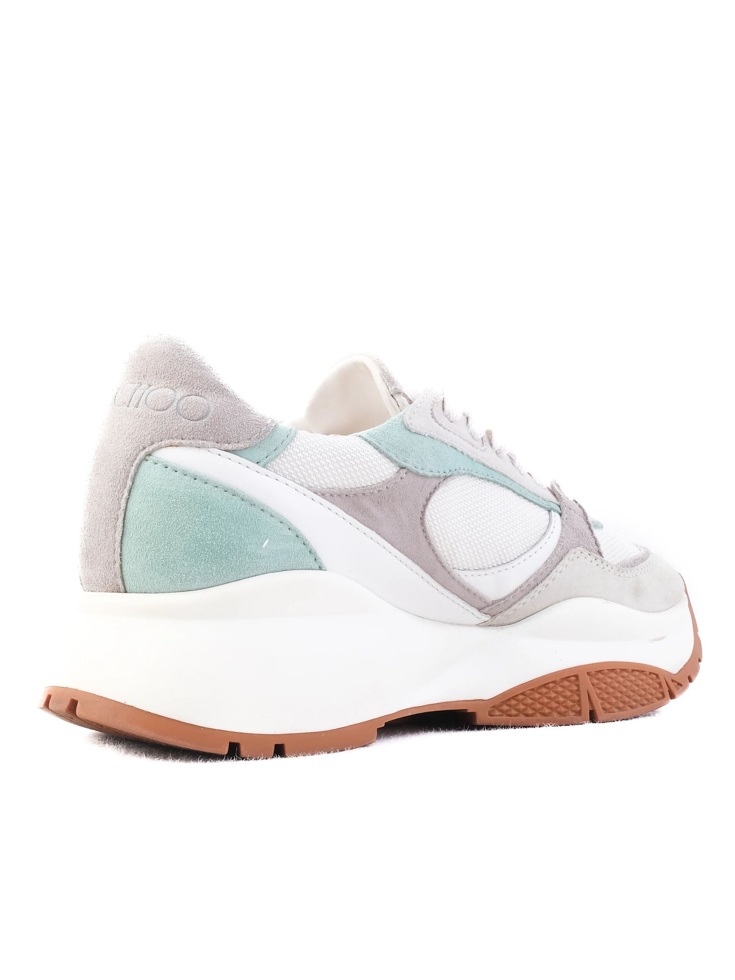 Perfect Jimmy Choo Women Sneakers White Gray Light Blue Fabric