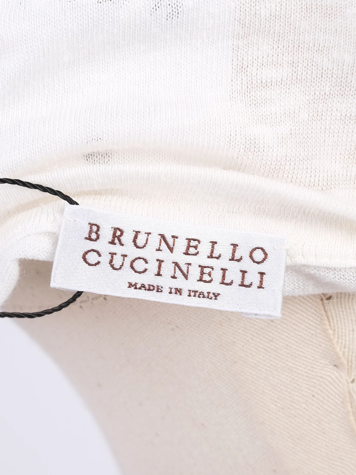 Excellent Brunello Cucinelli White Short Sleeve Top Size M