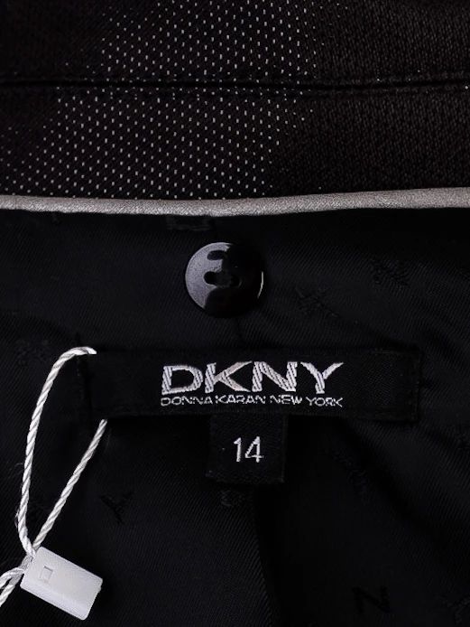 Excellent DKNY Kids Black Polyester Blazer Size 14