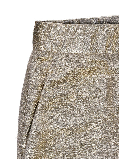 Excellent Stella McCartney Yellow Metallic Jogger Pants Women L