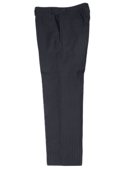 Excellent Canali Black Wool Suit Jacket Men Size XXL Pinstripe