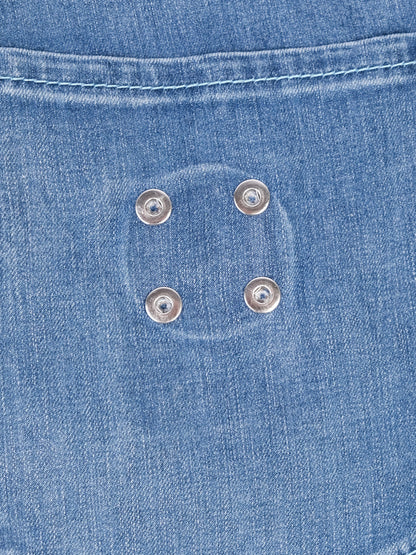 Excellent Stefano Ricci Light Blue Cotton Jeans Size XXL