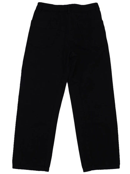 Excellent Lemaire Black Cotton Pants Size M with Pocket Details