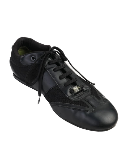 Hugo Boss Black Fabric Sneakers Size 42 - Excellent Condition