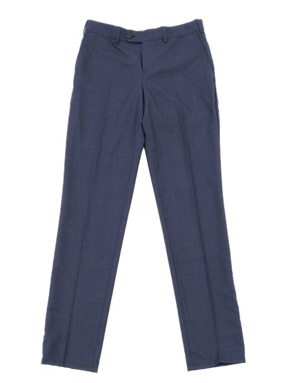 Excellent Brunello Cucinelli Blue Wool Pants Size S Made in Italy