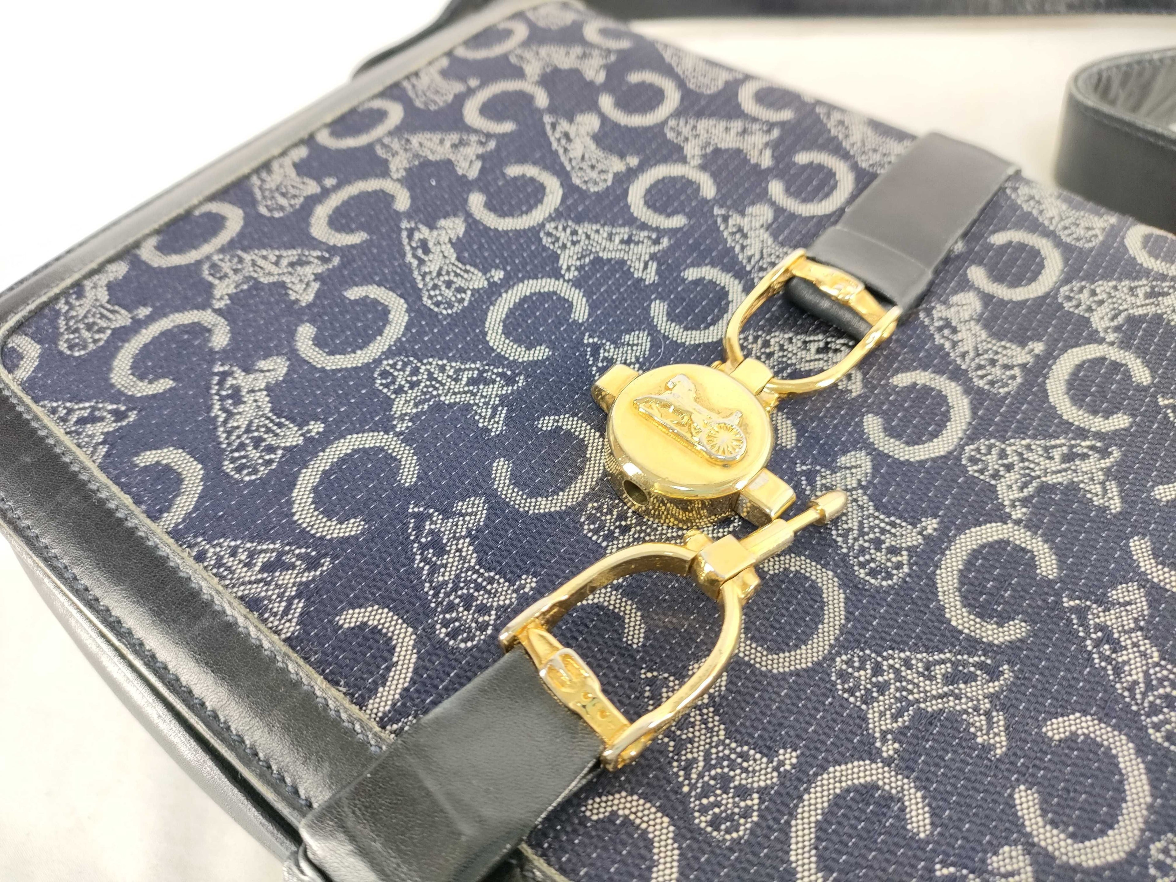 Celine C Saluki Carriage Shoulder Bag