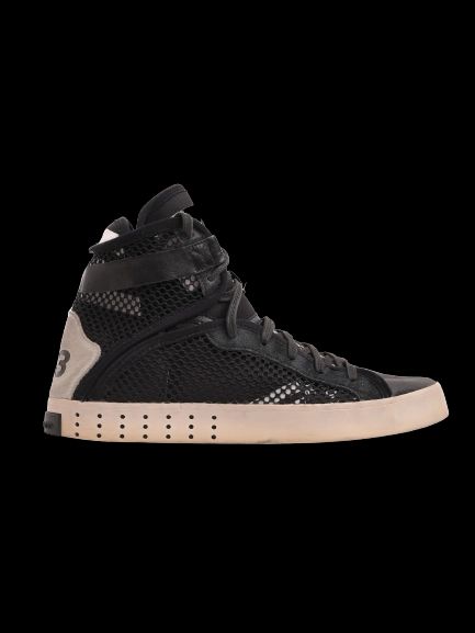 Good Condition Yohji Yamamoto Y-3 Black High-Top Sneakers Size 39