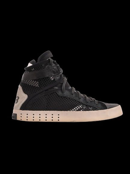 Good Condition Yohji Yamamoto Y-3 Black High-Top Sneakers Size 39