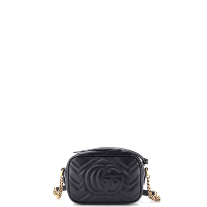 Gucci GG Marmont Shoulder Bag Matelasse Leather Mini