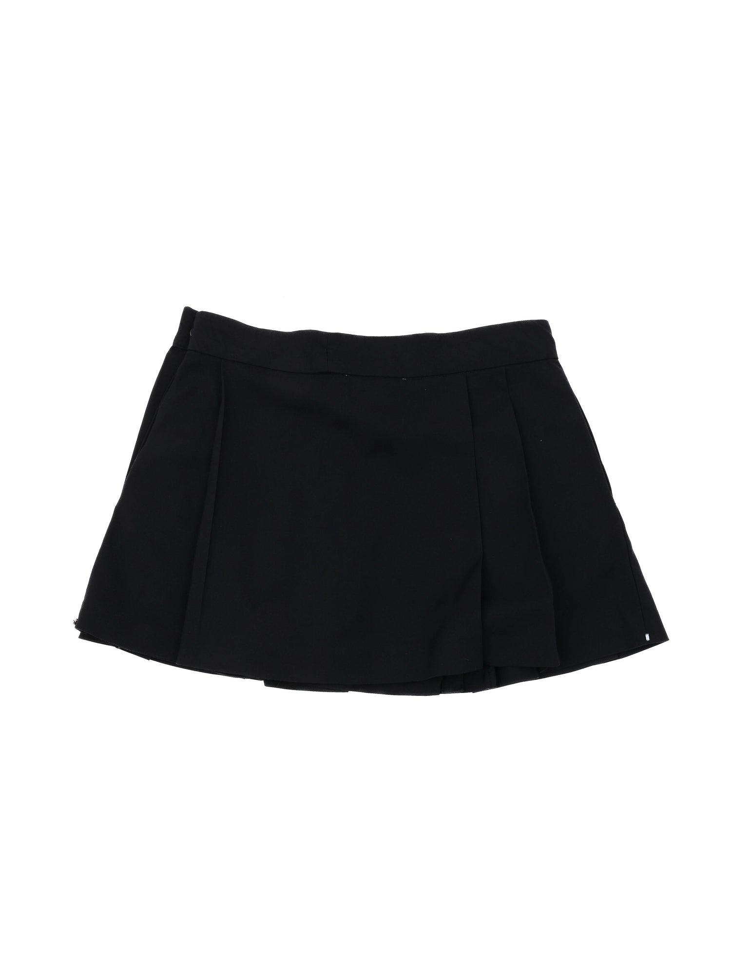 Sportmax Black Pleated Wool Skirt Excellent Condition Size N/A