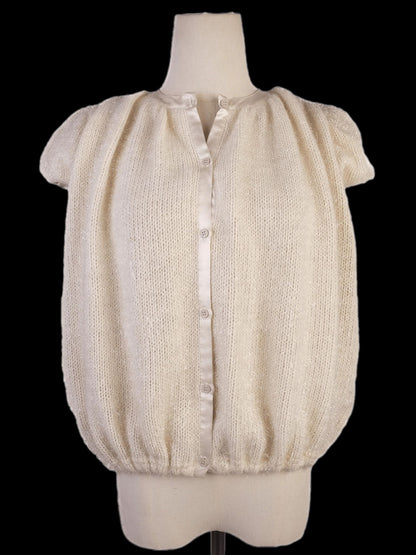 Average Roberto Cavalli Angels White Nylon Cardigan Size 14 For Kids