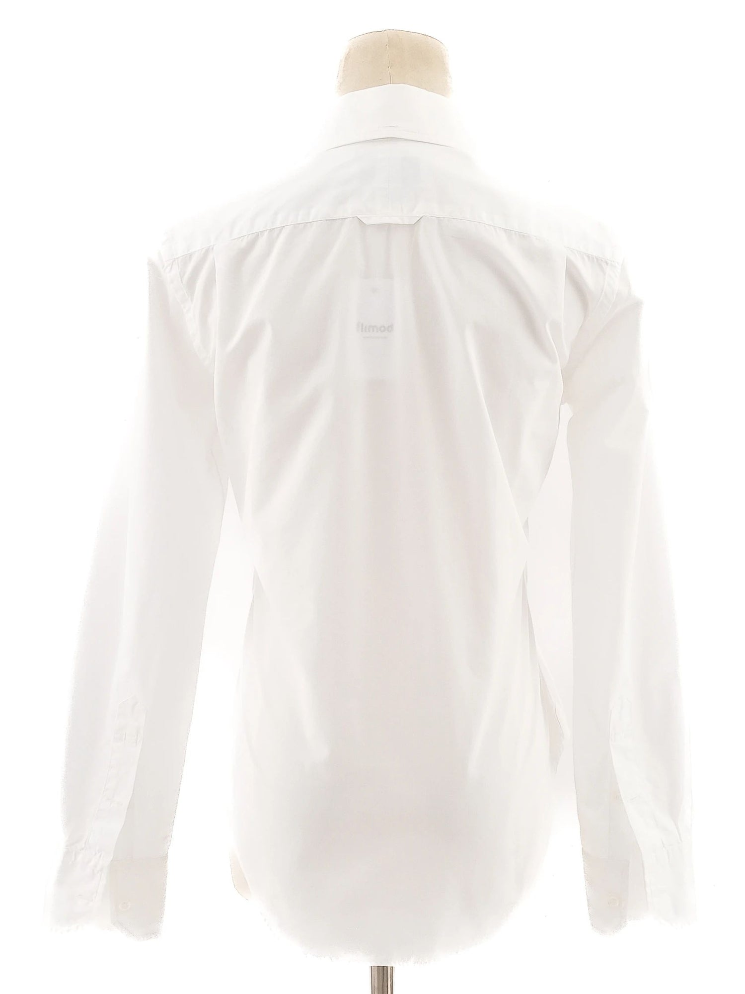 Excellent Thom Browne White Cotton Button-Up Shirt Size S