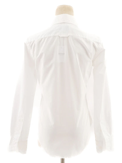 Excellent Thom Browne White Cotton Button-Up Shirt Size S
