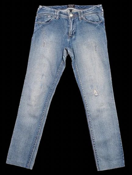 Excellent Armani Jeans Distressed Blue Cotton Size N/A