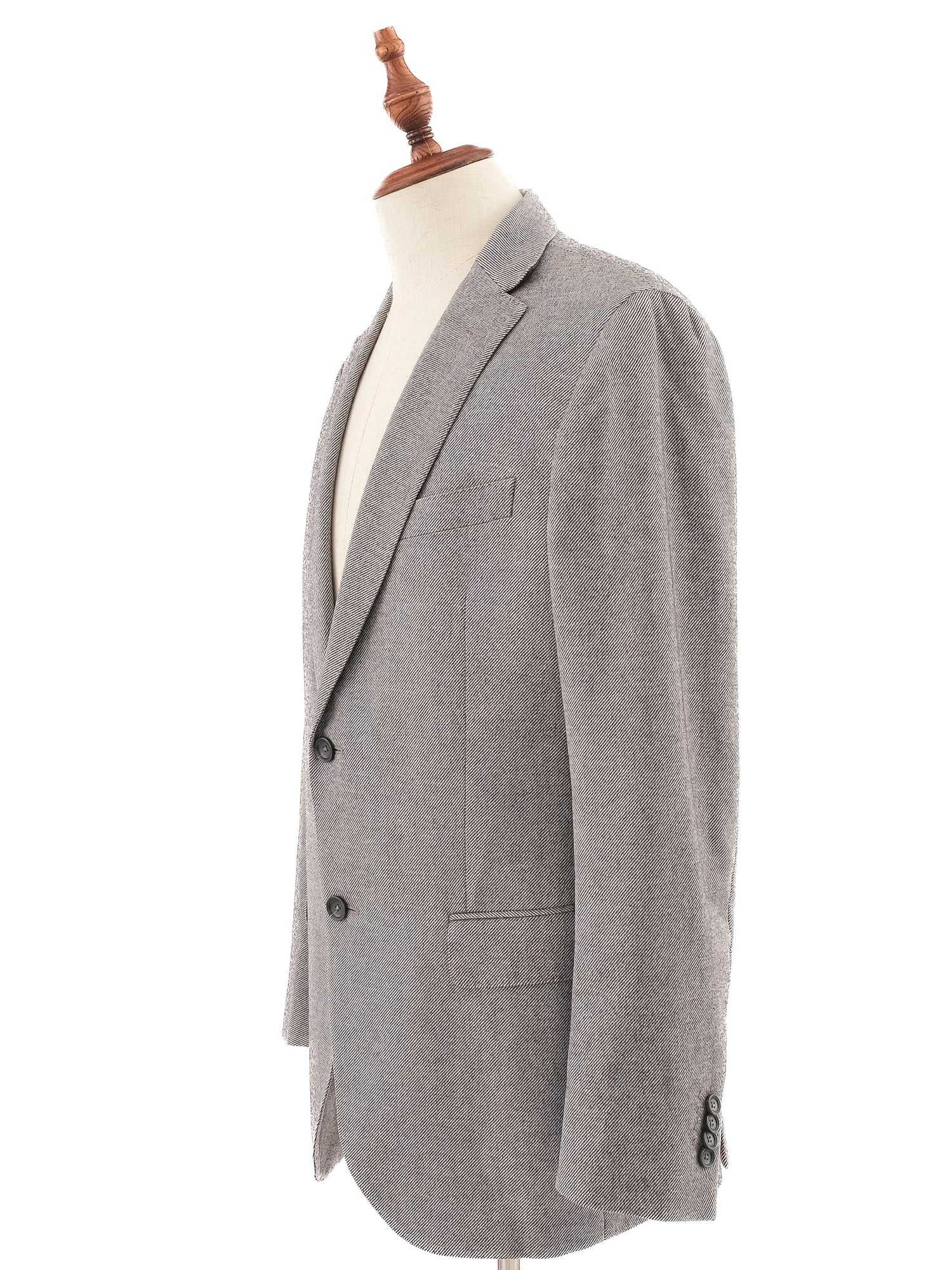 Excellent Ermenegildo Zegna Gray Cupro Blazer Size M