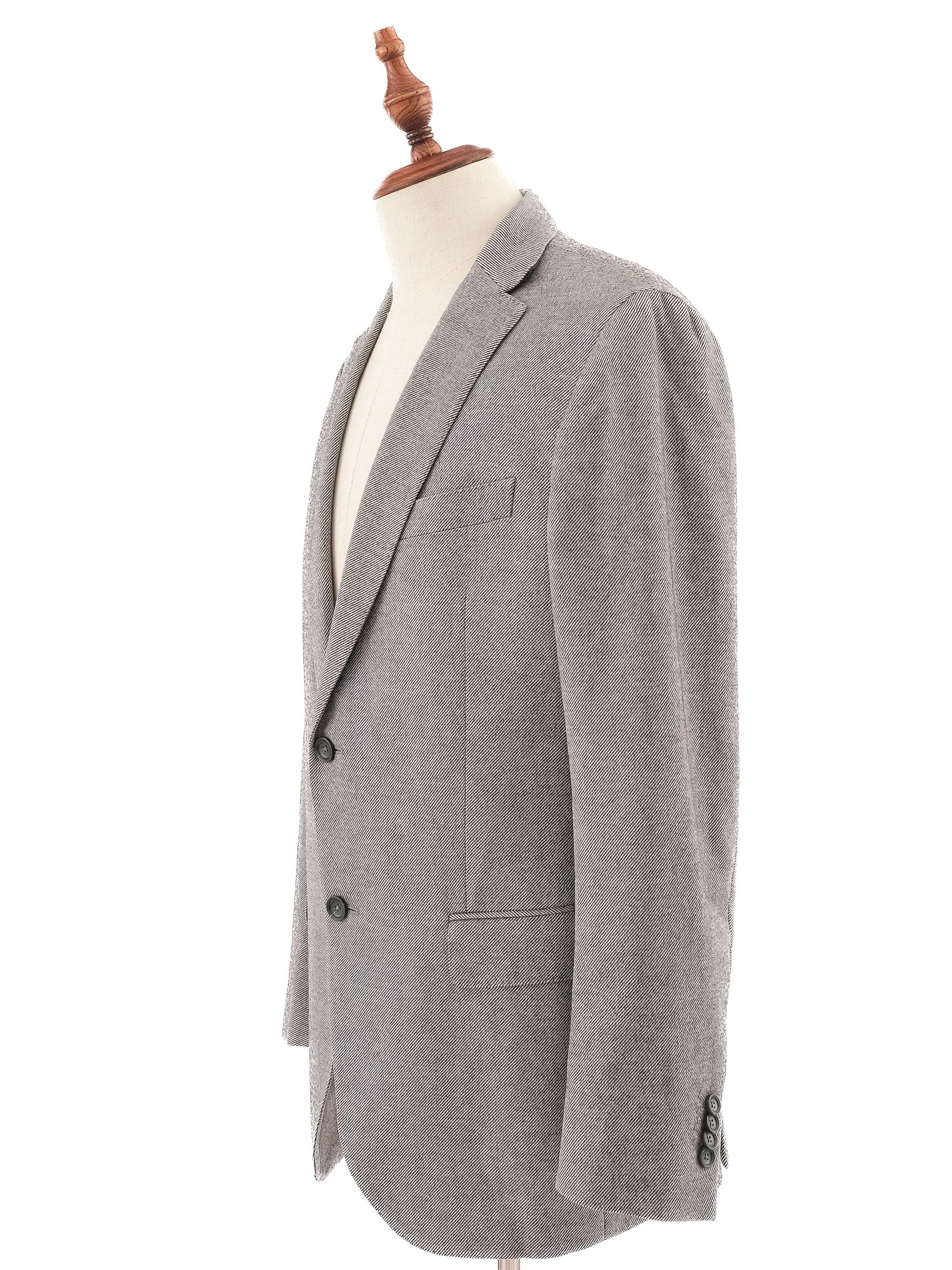 Excellent Ermenegildo Zegna Gray Cupro Blazer Size M