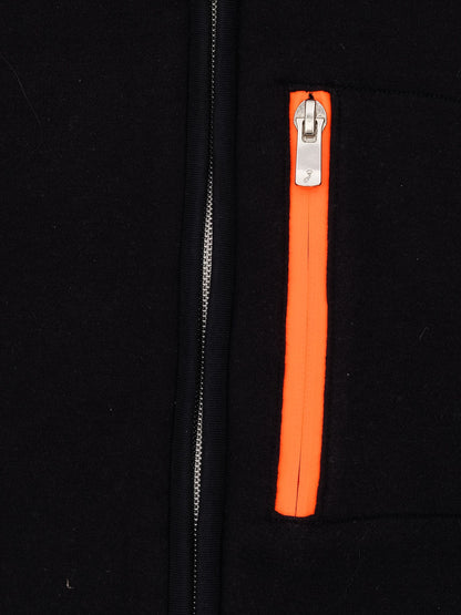 Excellent Jacadi Blue Jacket Size 12A Polyester Zippered Kid&