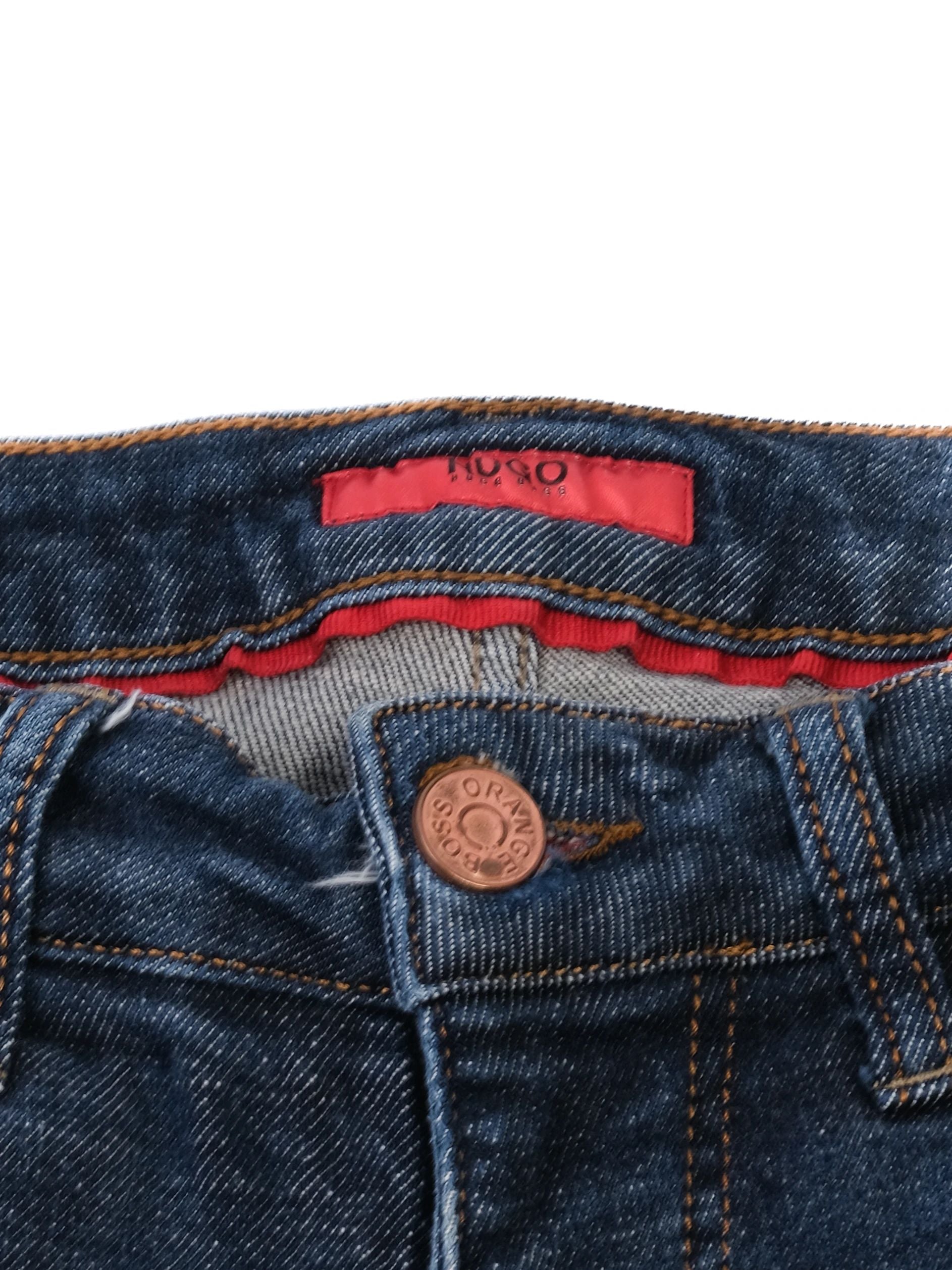 Excellent Hugo Boss Blue Jeans WomenÕs Size - Elastane