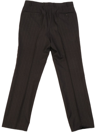 Excellent Ermenegildo Zegna Black Wool Suit Jacket Size L