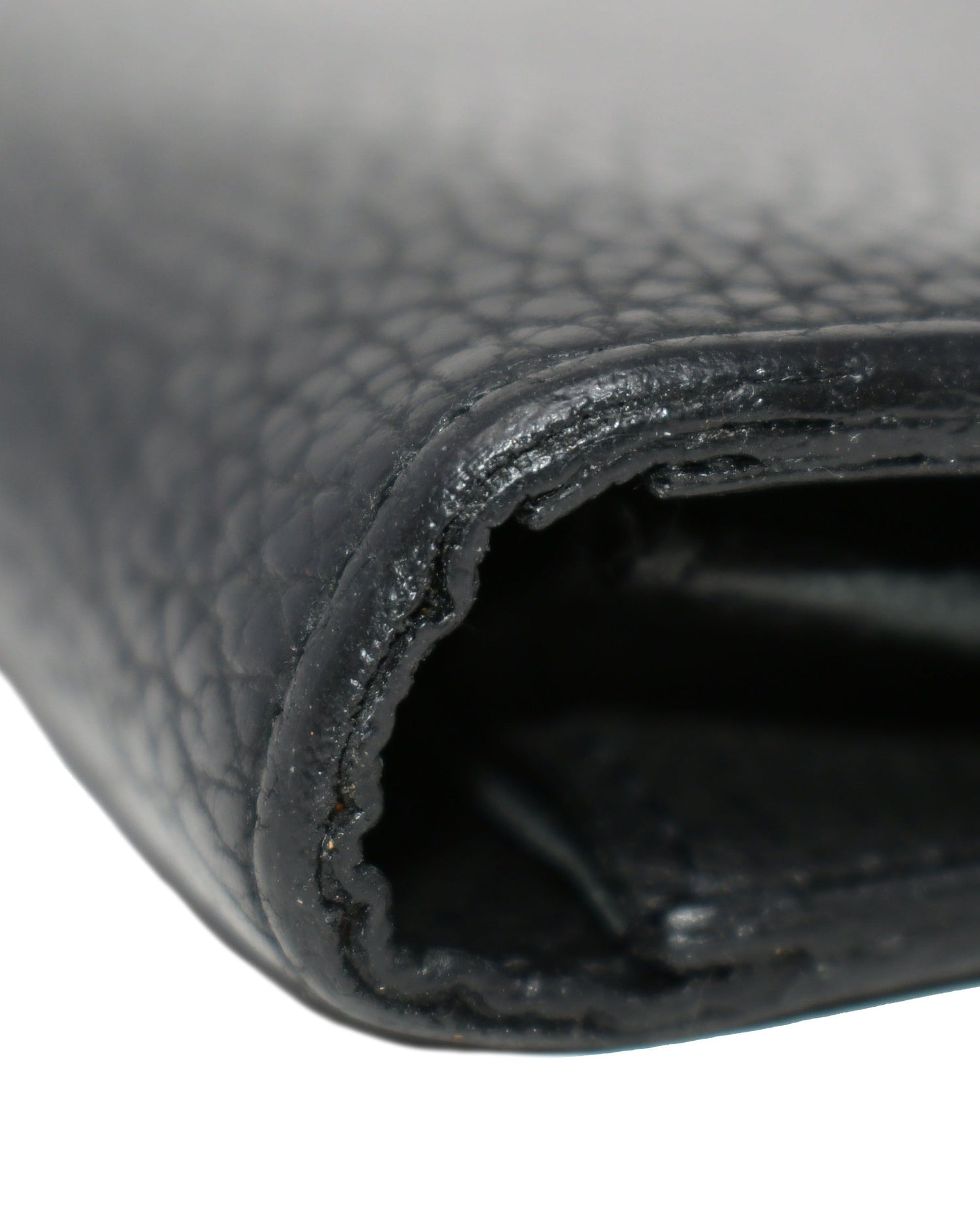 Louis Vuitton Brazza Wallet Black Taurillon