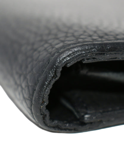 Louis Vuitton Brazza Wallet Black Taurillon