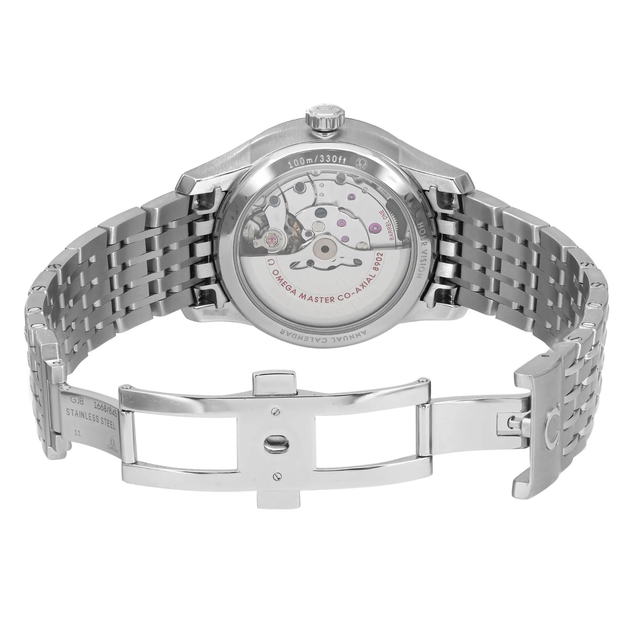 Omega De Ville Hour Vision 41mm Steel White Dial Men Watch 433.10.41.22.02.001