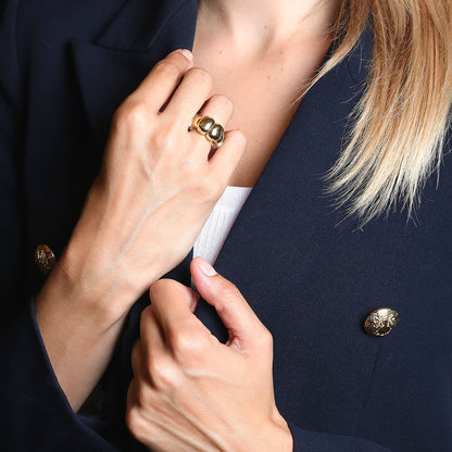Boivin Chrysallis diamonds and gold ring