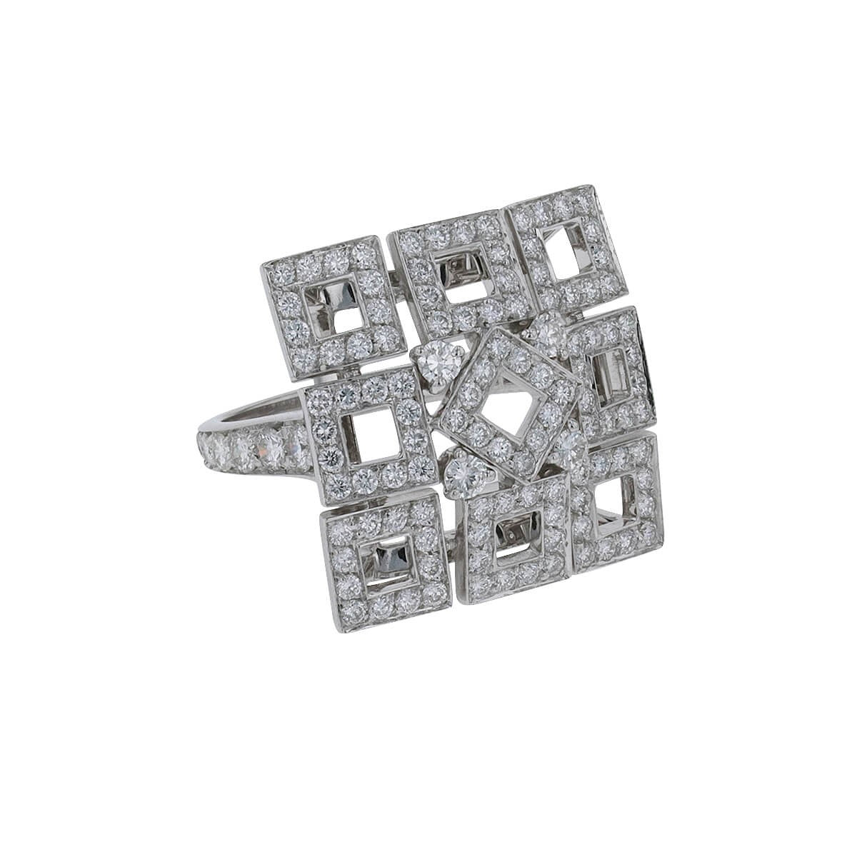 Boucheron diamonds and gold ring