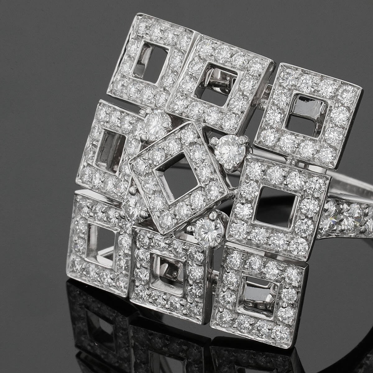 Boucheron diamonds and gold ring
