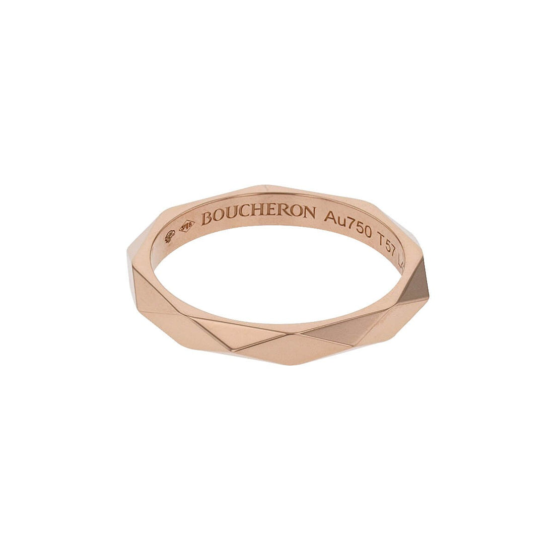 Boucheron Facette gold ring