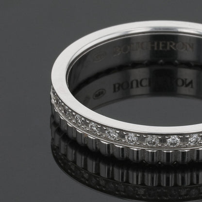 Boucheron Quatre diamonds and gold ring