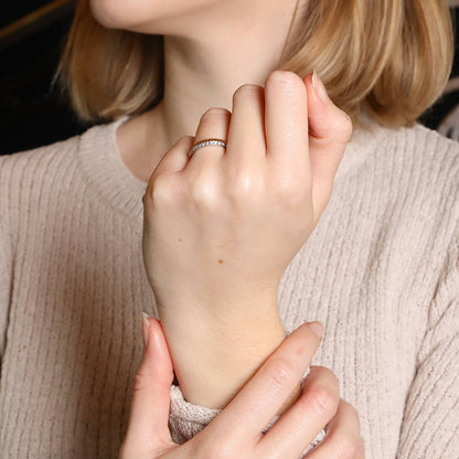 Boucheron Quatre Radiant diamonds and two-tones gold ring