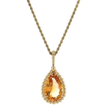 Boucheron Serpent Boheme citrines and gold necklace