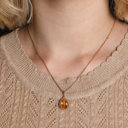Boucheron Serpent Boheme citrines and gold necklace