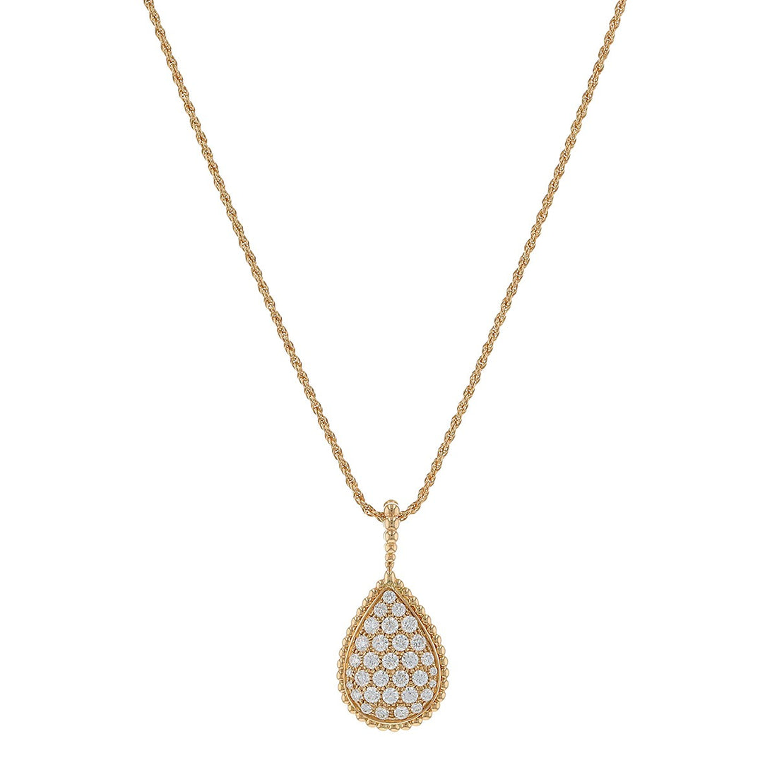 Boucheron Serpent Boheme diamonds and gold necklace