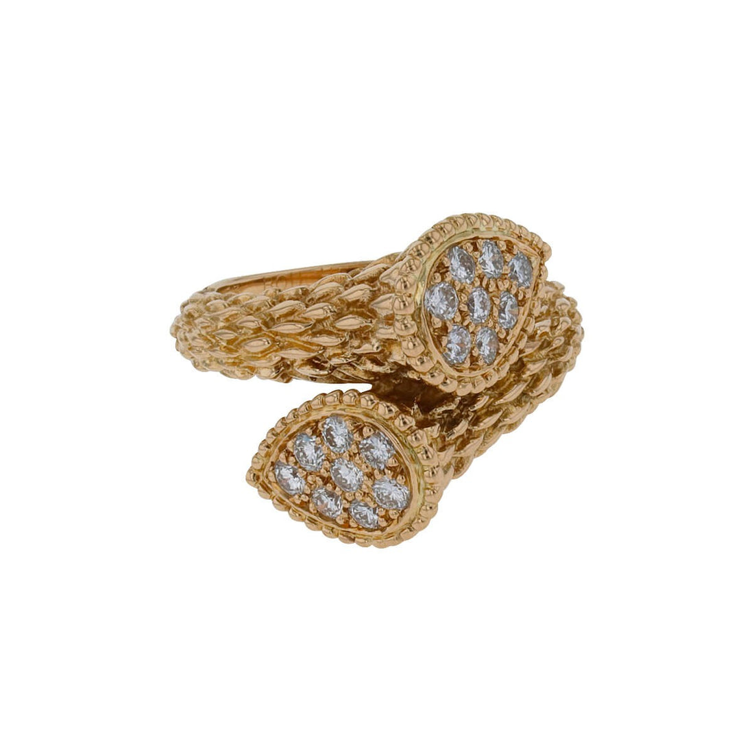Boucheron Serpent Boheme diamonds and gold ring
