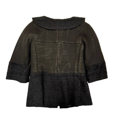 Chanel Jacket Skirt Setup P 45896w 05279 Nylon Black 34 Cc Coco