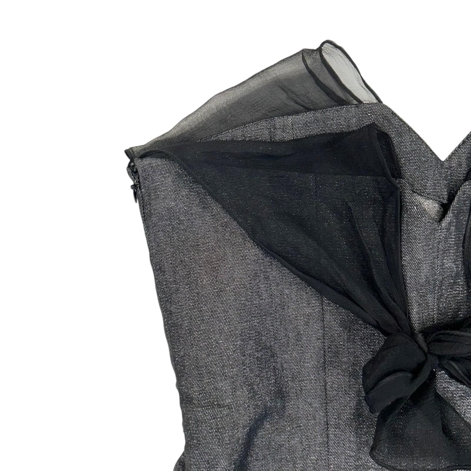 Dior Grey Cotton One Piece Dress 36