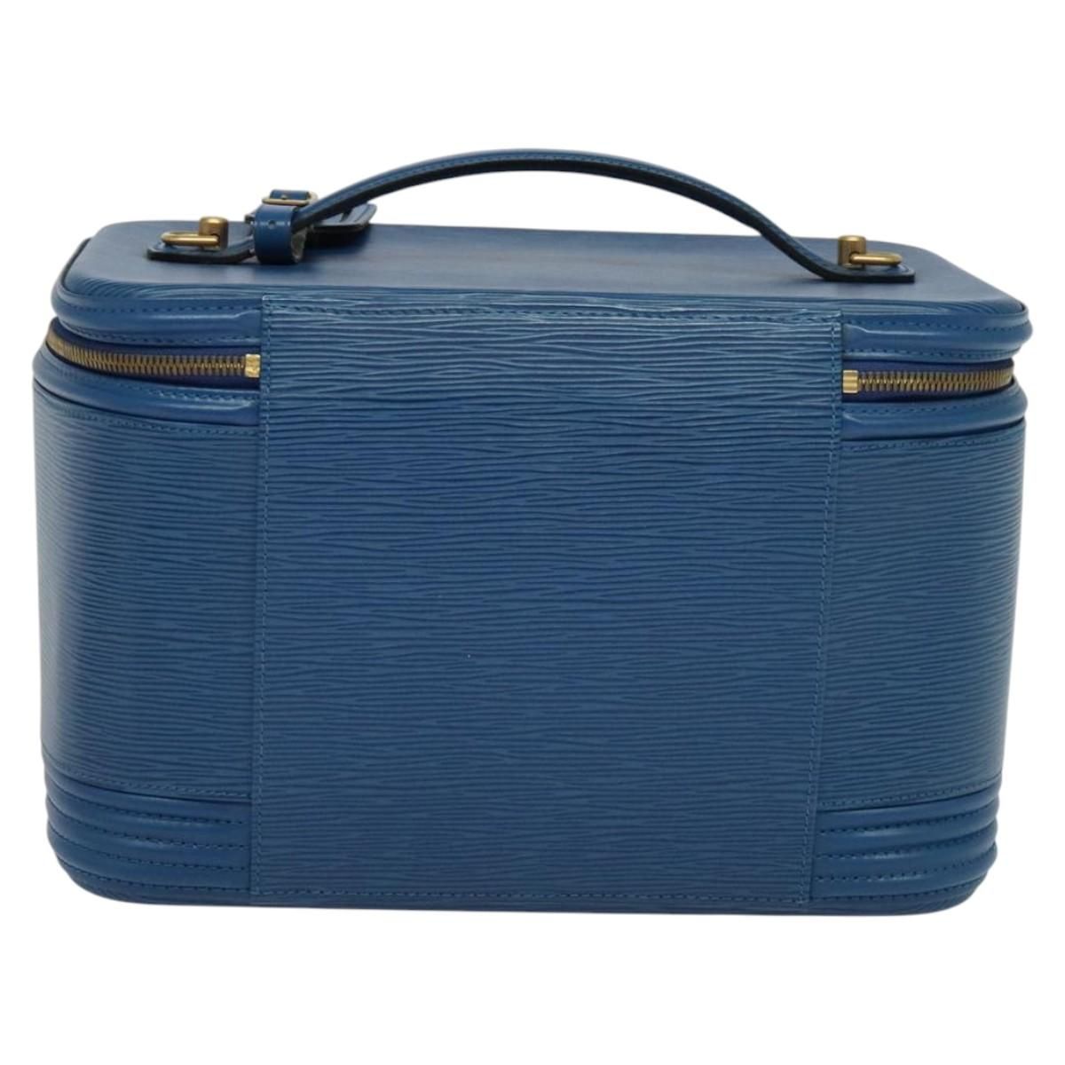 Louis Vuitton Epi Nice Hand Bag 2way Toledo Blue M 48015 Lv Auth