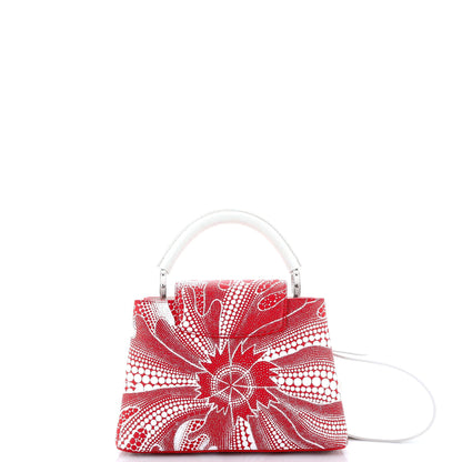 Louis Vuitton Capucines Bag Yayoi Kusama Flower Infinity Dots Taurillon Leather Bb