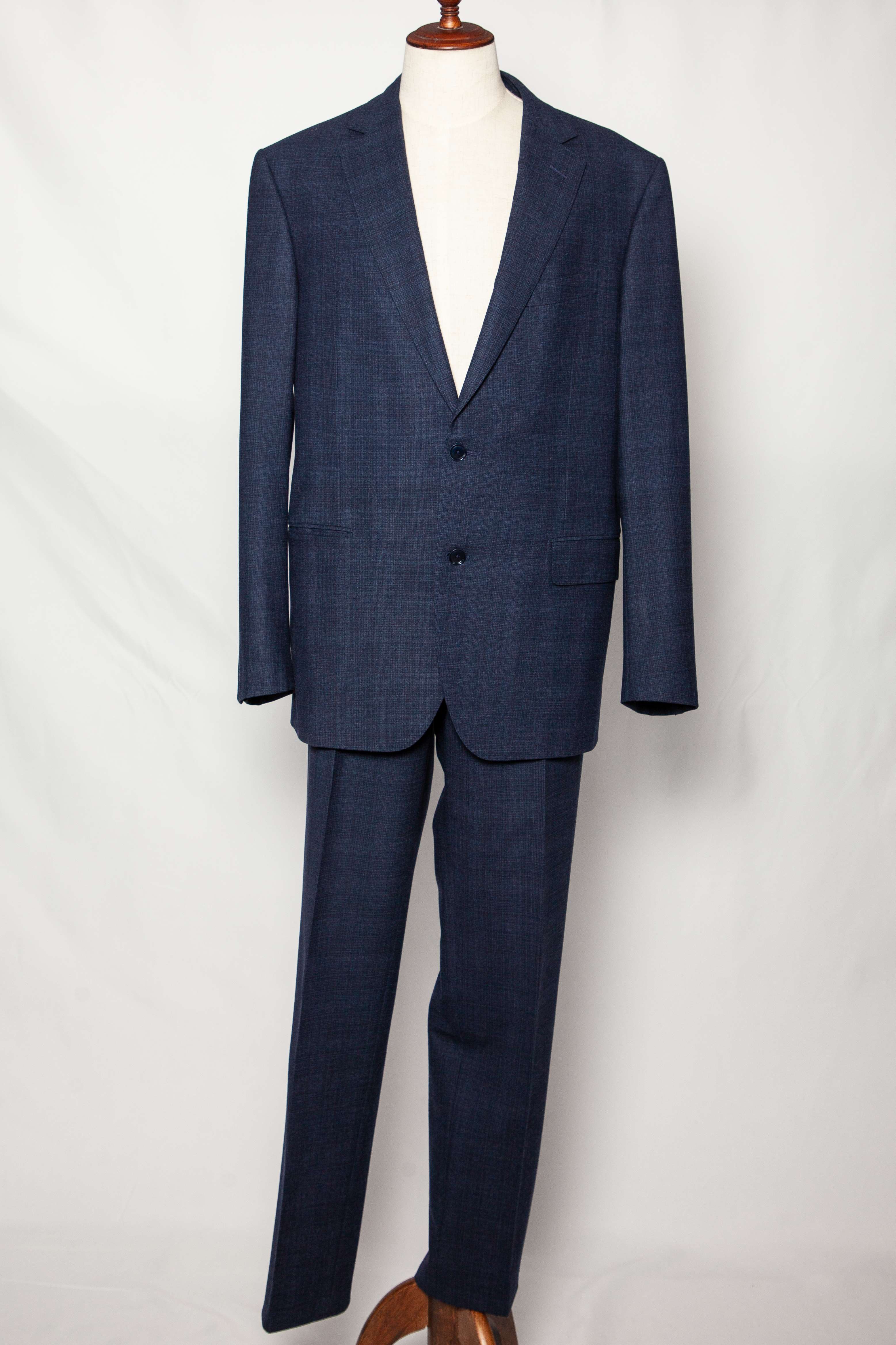 Good Pal Zileri Blue Cashmere Wool Suit XL for Men