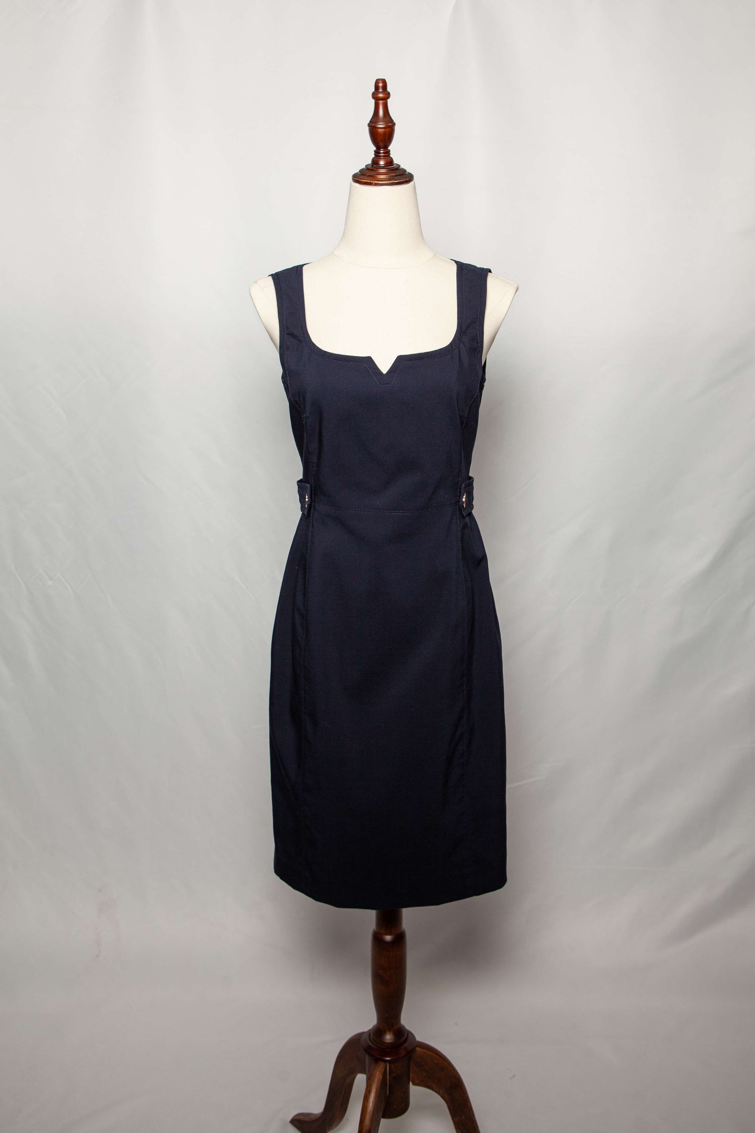 Good Tory Burch Black Polyester Sleeveless Dress Size XS