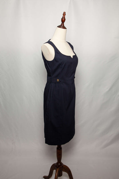 Good Tory Burch Black Polyester Sleeveless Dress Size XS