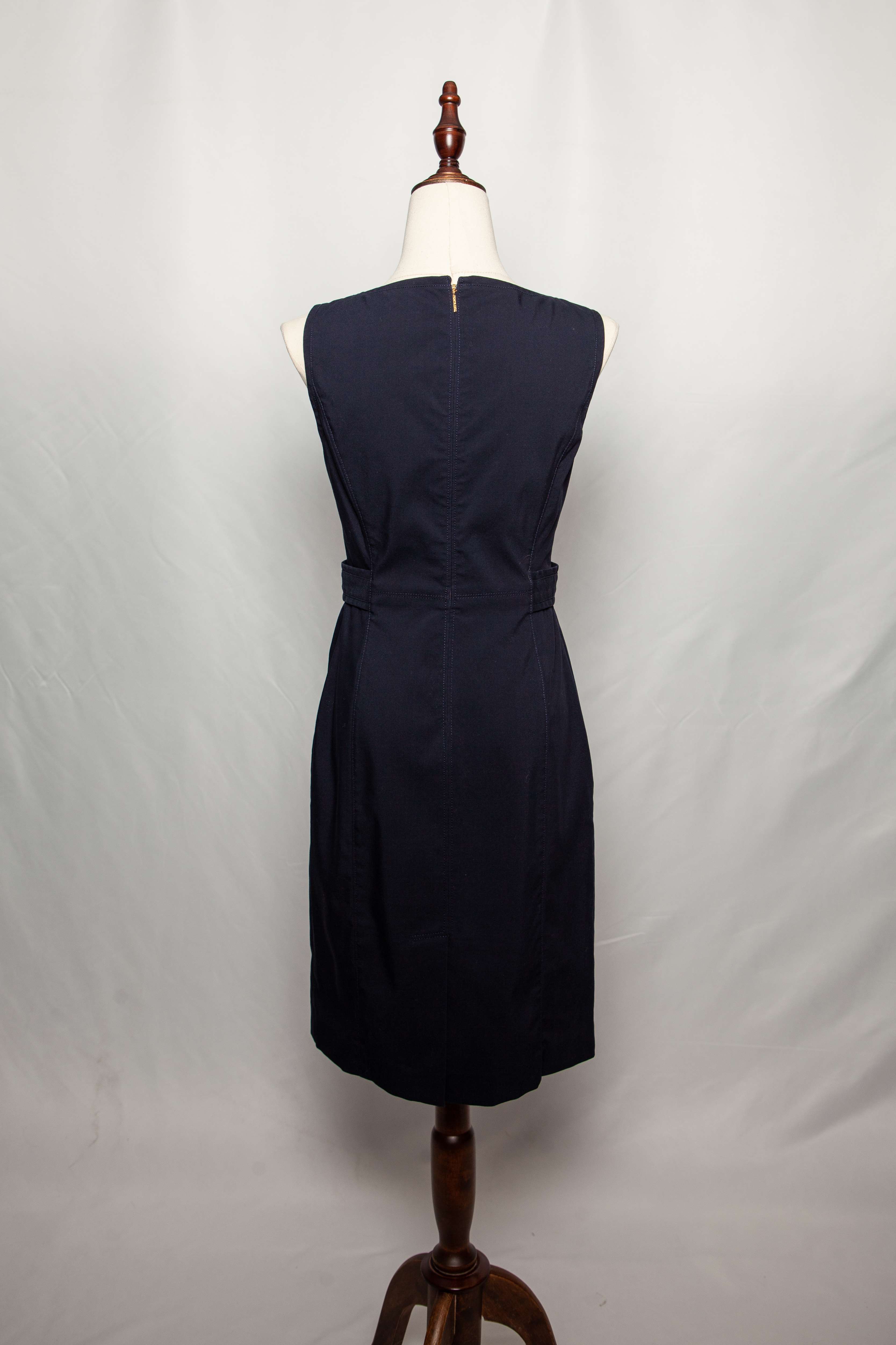 Good Tory Burch Black Polyester Sleeveless Dress Size XS