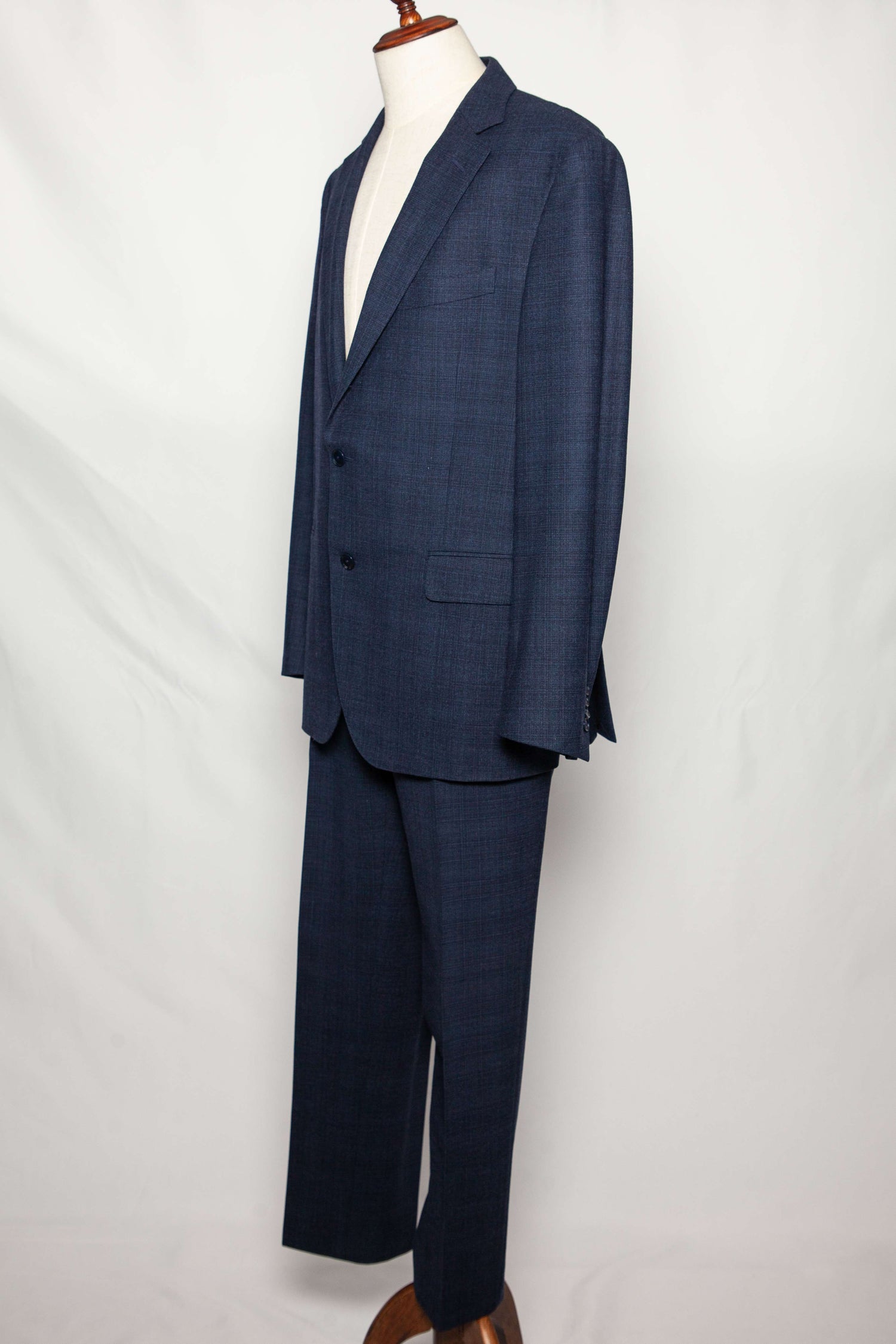 Good Pal Zileri Blue Cashmere Wool Suit XL for Men
