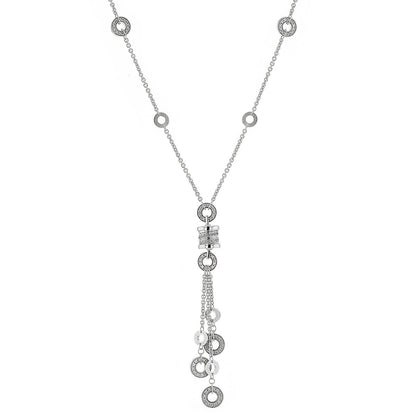 Bulgari B.Zero 1 diamonds and gold necklace