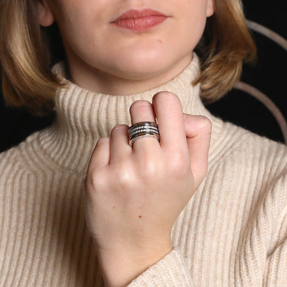 Bulgari B.Zero 1 diamonds and gold ring