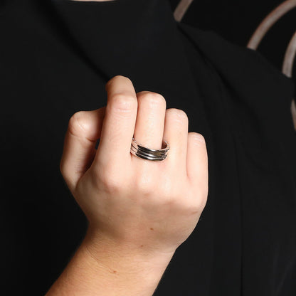 Bulgari B.Zero 1 white gold ring