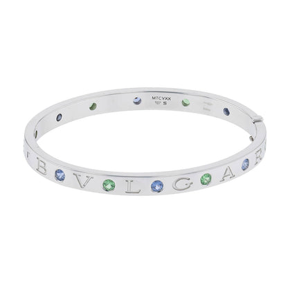 Bulgari Bulgari Bulgari Roman Sorbet sapphires, tsavorite garnets and gold bracelet